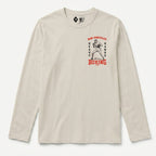 RUM KNUCKLES HEAVY HANDS Long Sleeve Tee - Ecru - front