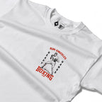 RUM KNUCKLES HEAVY HANDS Long Sleeve Tee - White - detail