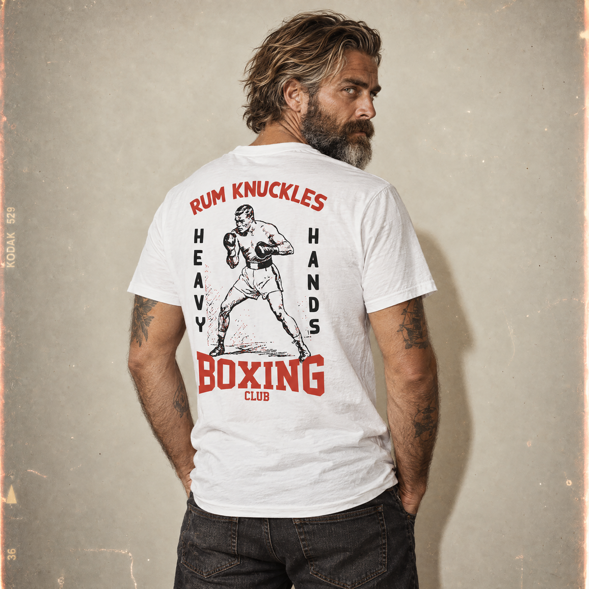 RUM KNUCKLES HEAVY HANDS T-Shirt