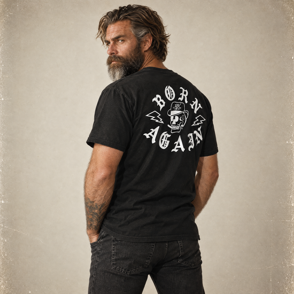 RUM KNUCKLES RK BORN AGAIN T-Shirt