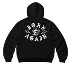 RUM KNUCKLES RK BORN AGAIN Zip Hoodie - Black - back