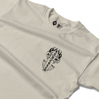 RUM KNUCKLES SKATE RATS Long Sleeve Tee - Ecru - detail