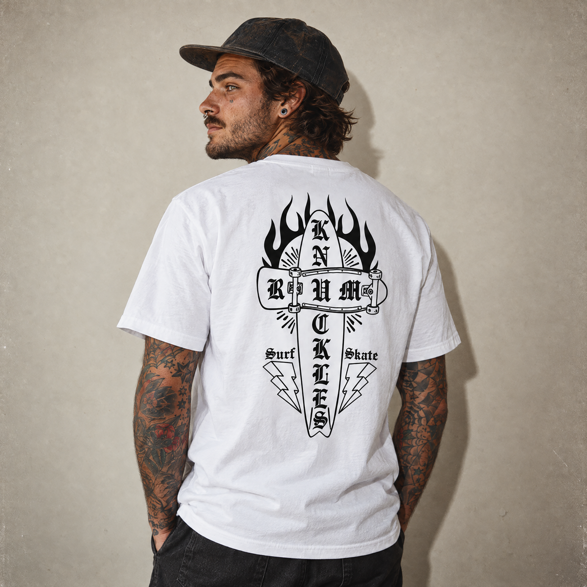 RUM KNUCKLES SKATE RATS T-Shirt