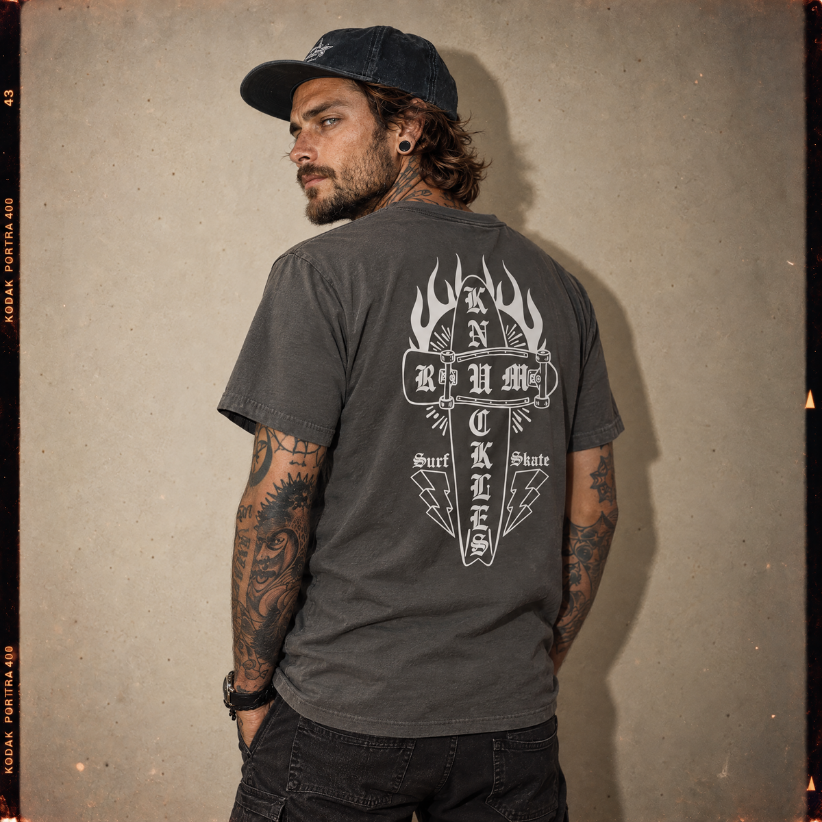 RUM KNUCKLES SKATE RATS T-Shirt