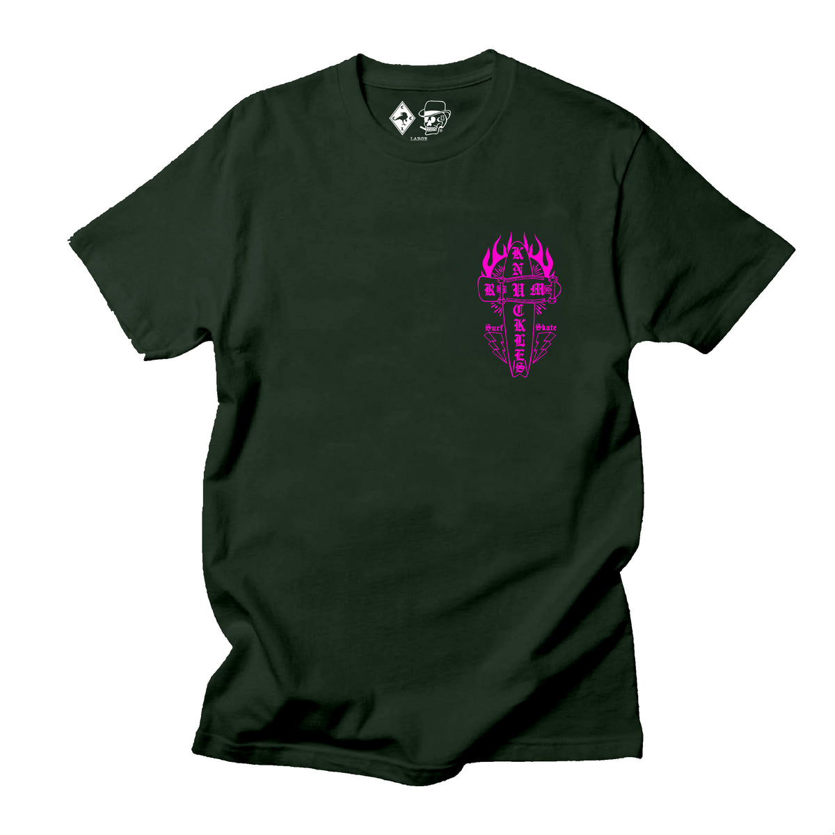 RUM KNUCKLES SKATE RATS T-Shirt