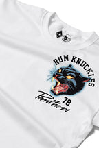 Rum Knuckles - Panther T-Shirt - White