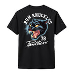 Rum Knuckles - Panther T-Shirt - Black