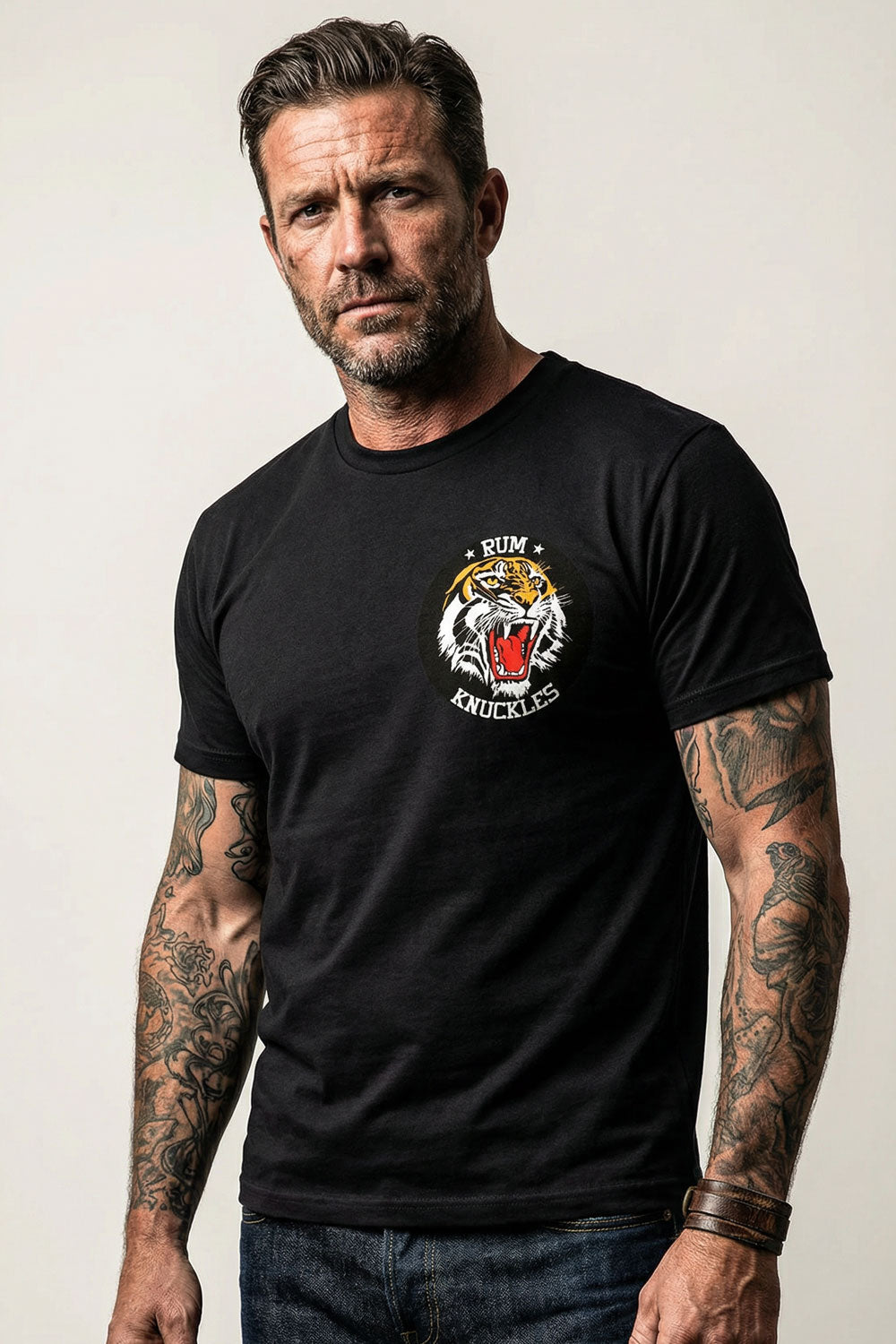 RK BANTAMS Tiger T-Shirt - Black