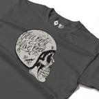 Rum Knuckles - Helmet Skull T-Shirt - Charcoal