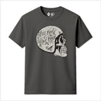 Rum Knuckles - Helmet Skull T-Shirt - Charcoal