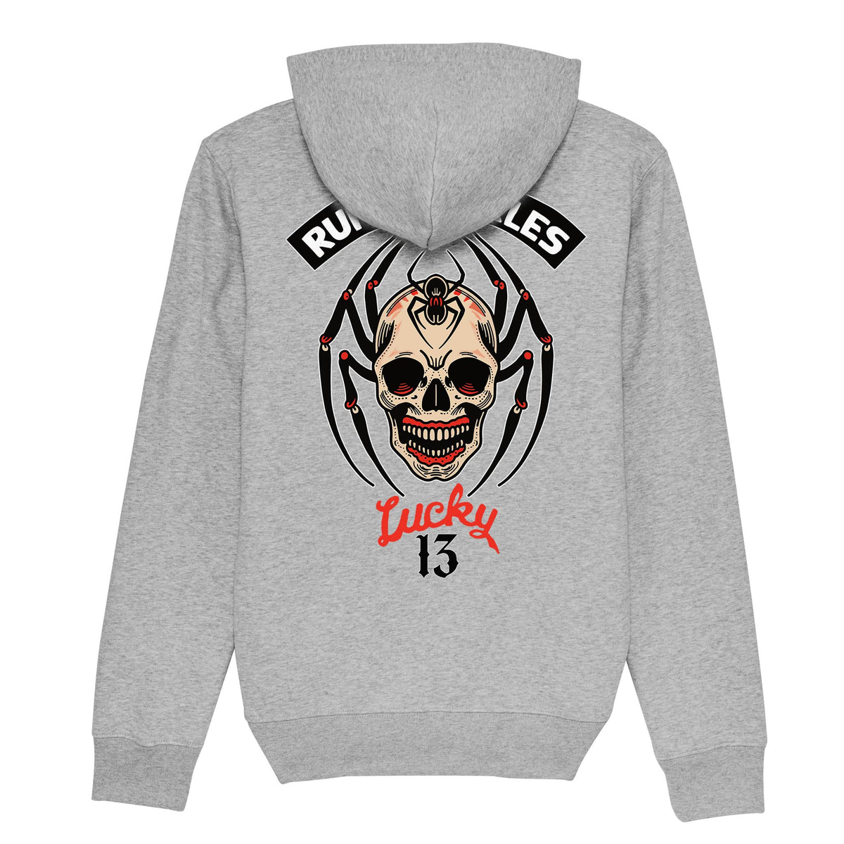 RUM KNUCKLES Spider 13 Hoodie Black