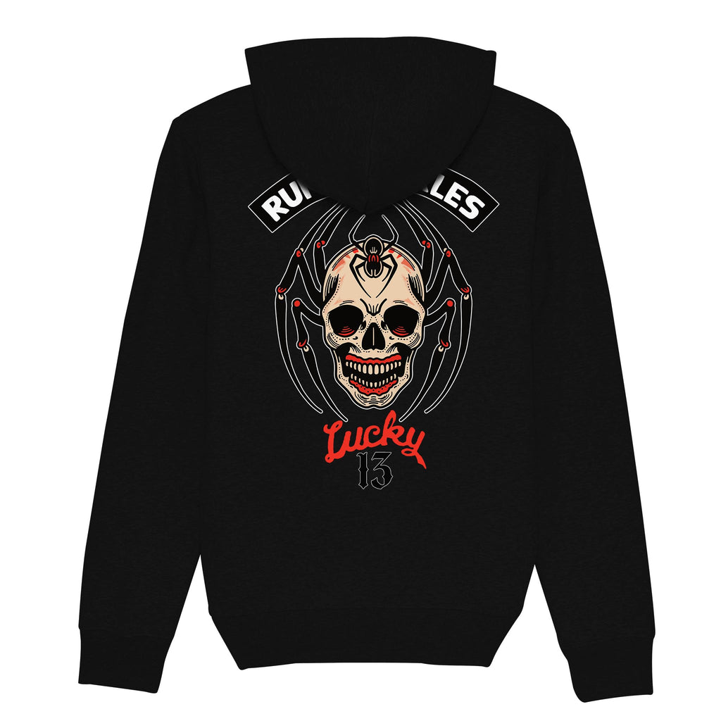 RUM KNUCKLES Spider 13 Hoodie Black