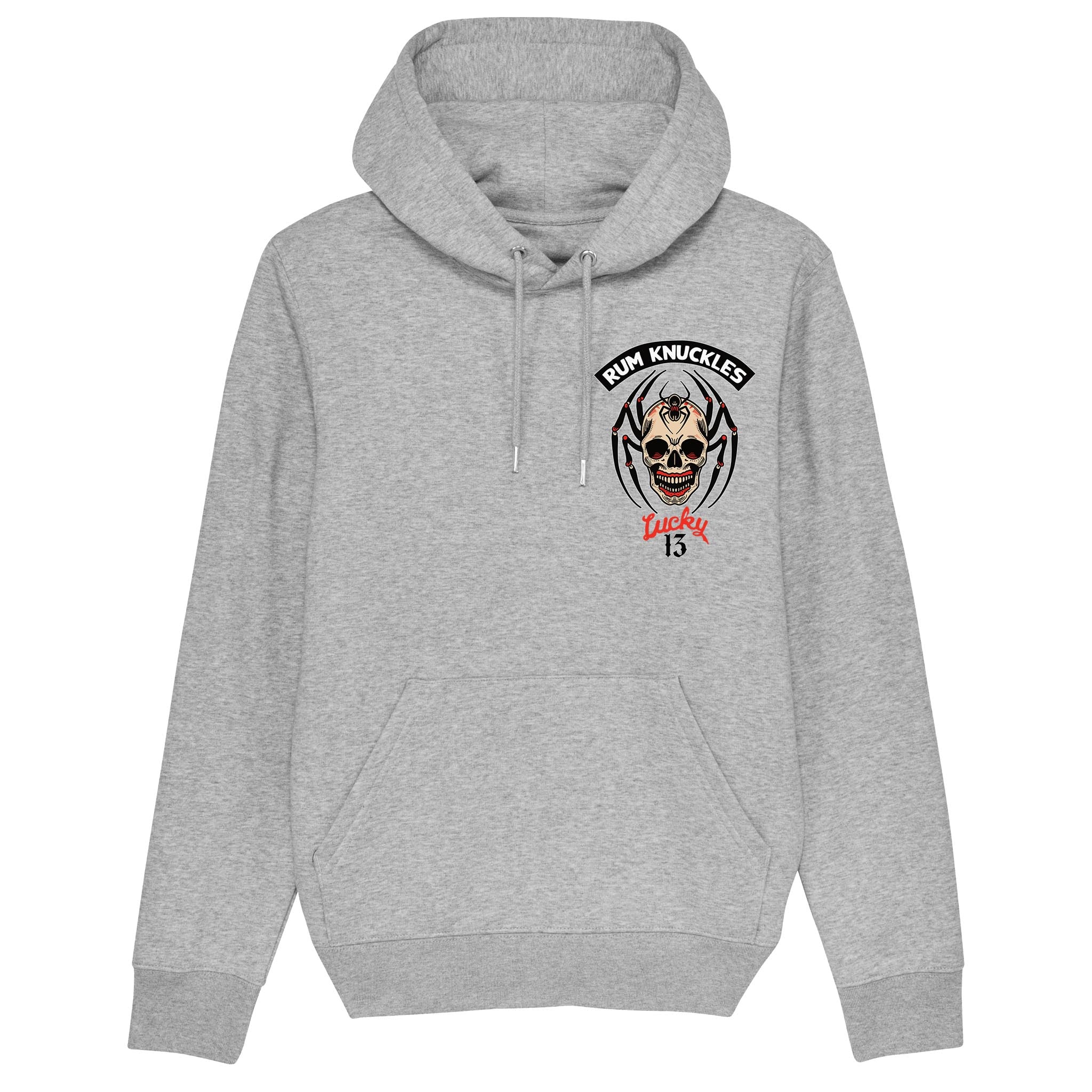 RUM KNUCKLES Spider 13 Hoodie Black
