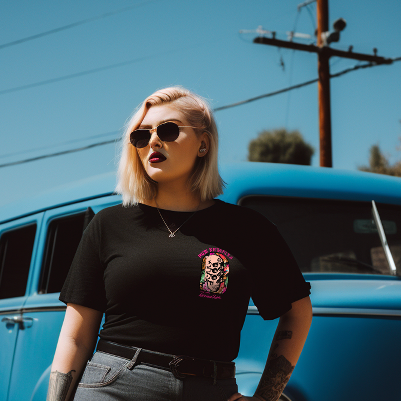 Paradise Skulls Women's T-Shirt