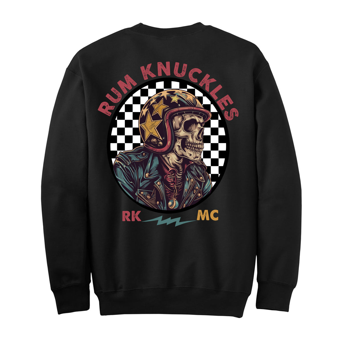 Skull Moto Sweatshirt