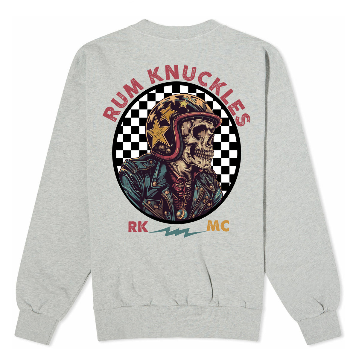 Skull Moto Sweatshirt