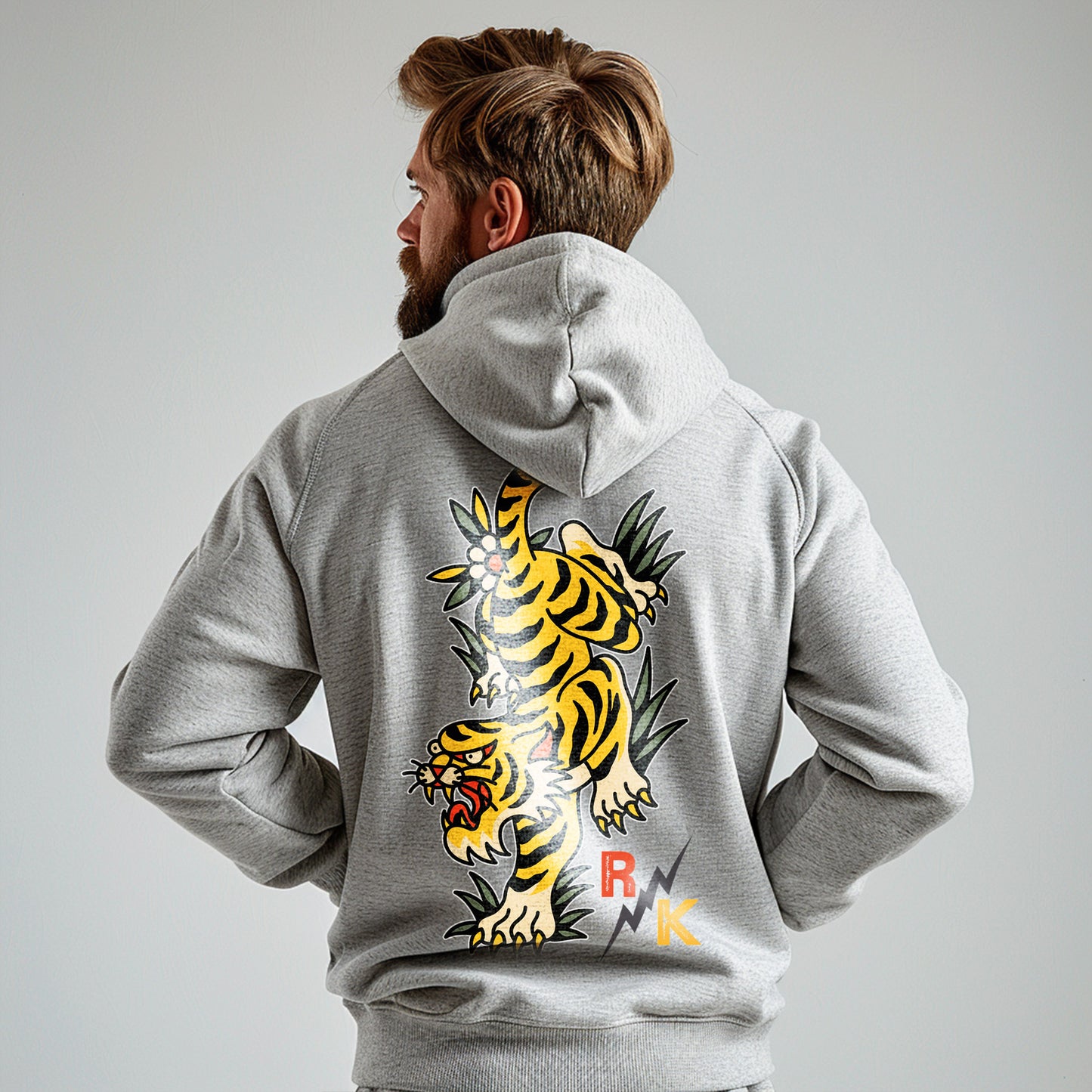 Tattoo Tiger Hoodie