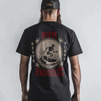 RUM KNUCKLES DEATH RIDER T-SHIRT Black