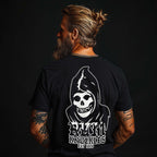 RUM KNUCKLES MIS RK FIT SKULL T-SHIRT Black