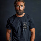 RUM KNUCKLES RK MERMAID T-SHIRT Black