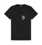 Black Printed T-shirt Front