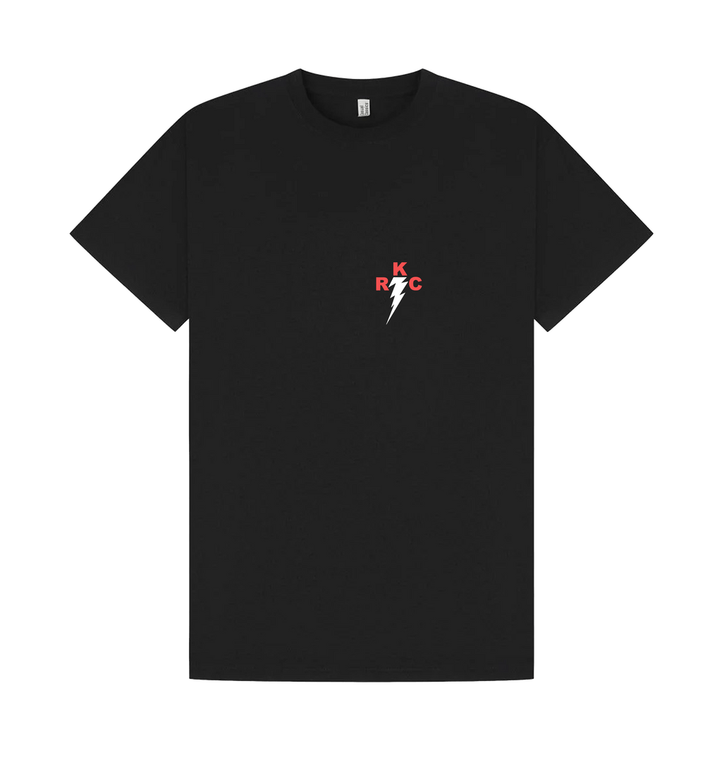 Black Printed T-shirt Front