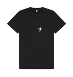 Black Printed T-shirt Front