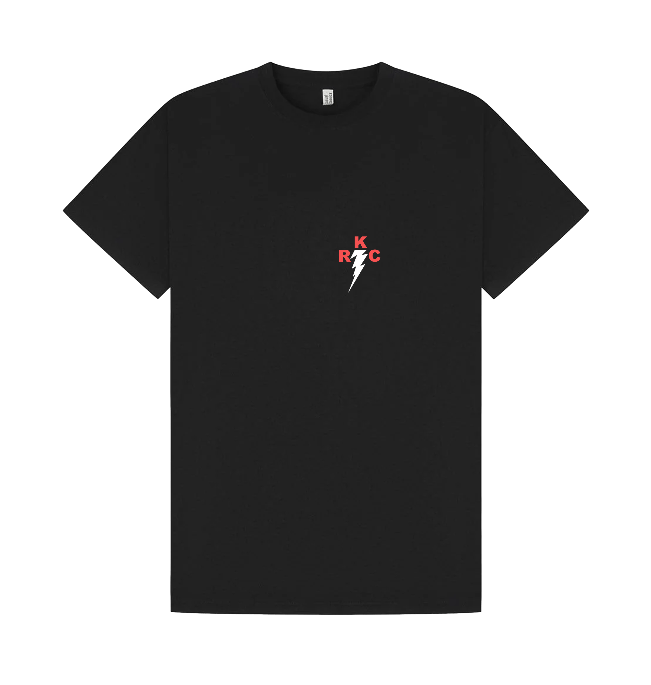 Black Printed T-shirt Front