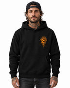 RUM KNUCKLES RK DRIP SKULL ORANGE Hoodie - model front