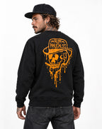 RUM KNUCKLES RK DRIP SKULL ORANGE Sweatshirt - model back