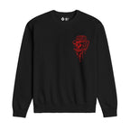 RUM KNUCKLES RK DRIP SKULL RED Sweatshirt - front