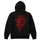 RUM KNUCKLES RK DRIP SKULL RED Hoodie - back