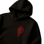 RUM KNUCKLES RK DRIP SKULL RED Hoodie - detail