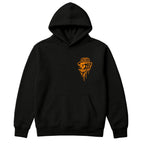 RUM KNUCKLES RK DRIP SKULL ORANGE Hoodie - front