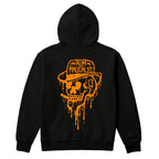 RUM KNUCKLES RK DRIP SKULL ORANGE Hoodie - back
