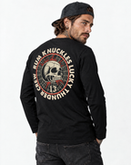 RUM KNUCKLES RK LUCKY THUNDER Long Sleeve Tee - model back