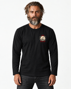 RUM KNUCKLES DEATH RIDER Long Sleeve Tee - model front