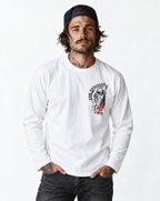 RUM KNUCKLES DEATH OR GLORY Long Sleeve Tee - model front