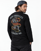 RUM KNUCKLES RK INK Long Sleeve Tee - model back