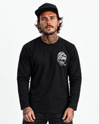 RUM KNUCKLES GORILLA TACTICS Long Sleeve Tee - model front