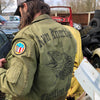 RK Raven - Hand stencilled 70's USA Tank Jacket