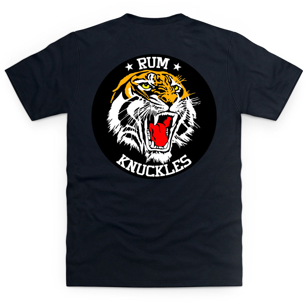 Rum-Knöchel-Tiger-T-Shirt