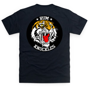 Rum-Knöchel-Tiger-T-Shirt