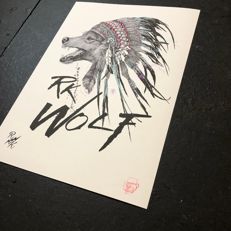 RK Art Print Wolf